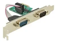 DELOCK PCI Express Karte > 2 x Seriell