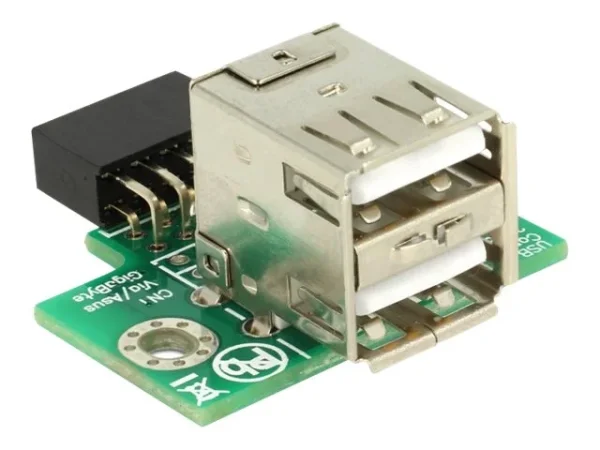 DELOCK USB Pfostenbuchse > 2 x USB 2.0
