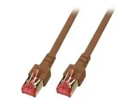 EFB Patchkabel Cat6 S/FTP BRAUN 0,25m