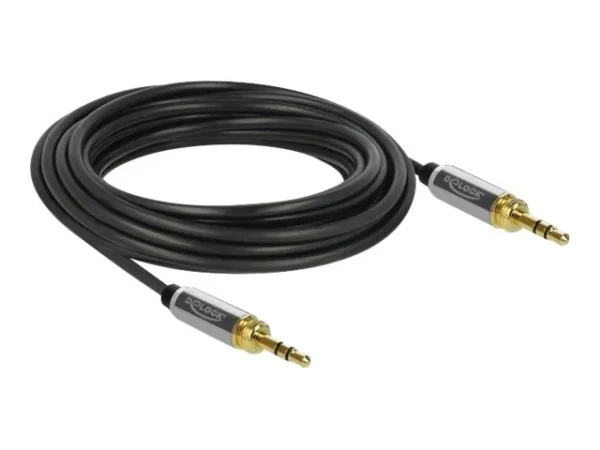 DELOCK Klinkenkabel 3,5 mm 3 Pin 5 m