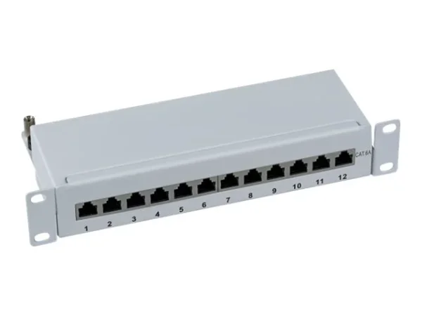 EFB Mini Patchpanel STP 12-Port 1HE GRAU
