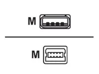 EFB USB2.0 Anschlusskabel A/Mini B