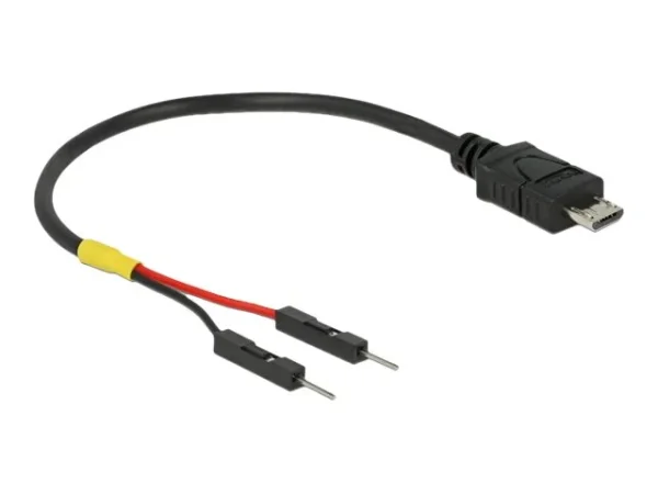DELOCK USB Stromkabel micro-B auf 2x Pf.