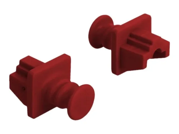 DELOCK Staubschutz für RJ45 10 Stück rot