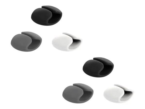 DELOCK Kabelhalter Clip Set 6 Stück