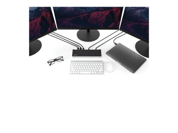 STARTECH Triple 4K USB-C Dock - 60W PD