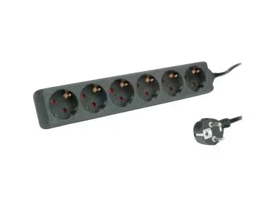 ROLINE 6fach Steckdosenleiste ohne Schal