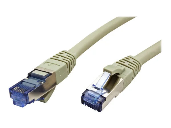 VALUE Patchkabel Kat.6A grau 0,3m