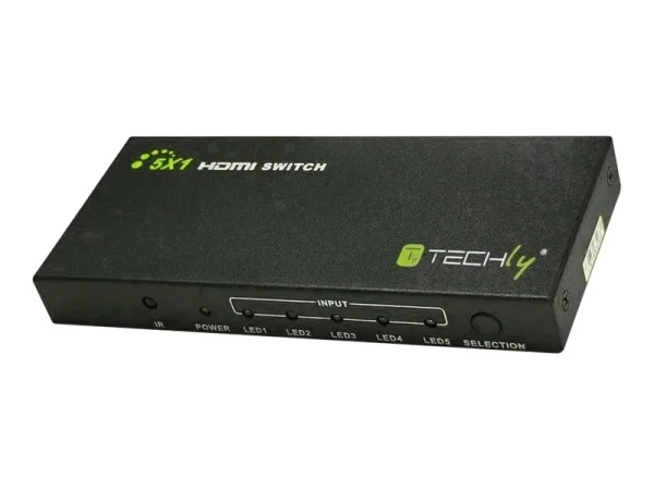 TECHLY HDMI Switch 4K UHD 3D 5-Wege