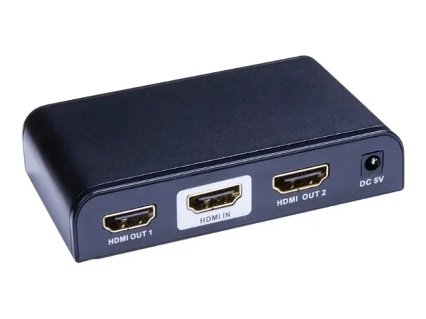 TECHLY HDMI2.0 Splitter 4K 2Port SCHWARZ