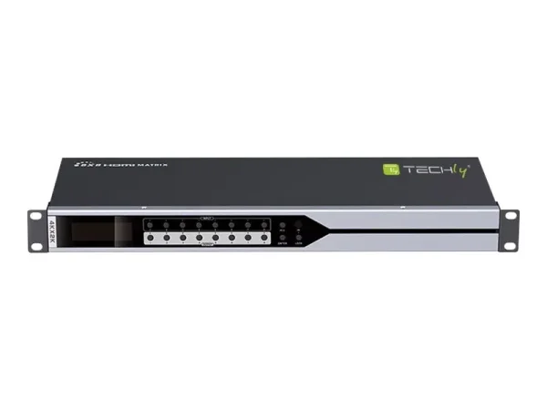 TECHLY HDMI 8X8 Matrix Switch SCHWARZ