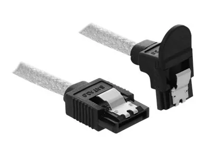DELOCK SATA 6Gb/s Kabel 30cm transparent