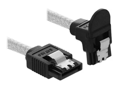 DELOCK SATA 6Gb/s Kabel 50cm transparent