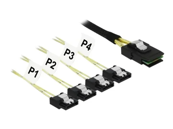 DELOCK Kabel Mini SAS SFF-8087>4xSATA