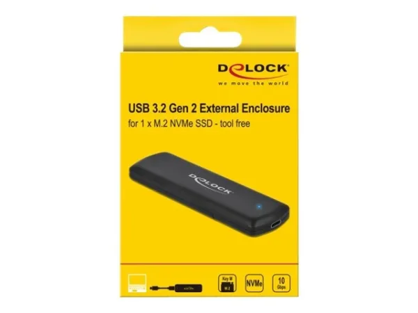 DELOCK Externes Gehäuse für M.2 NVMe