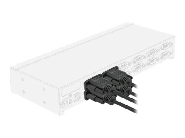 DELOCK Seriell Kabel RS-232 Sub-D9 2m