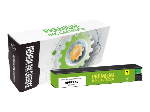 STATIC Ink cartr HP L0R11A ylw reman