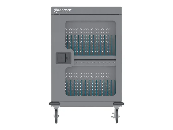 MH 32-Port USB-C Ladeschrank Rollen 576W