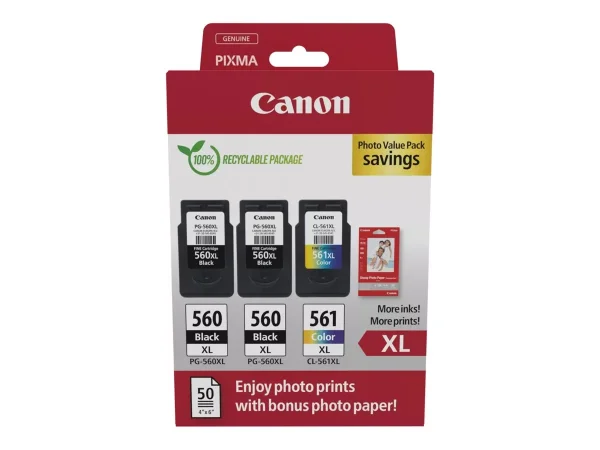 CANON 1LB PG-560XLx2/CL-561XL Ink Crtg
