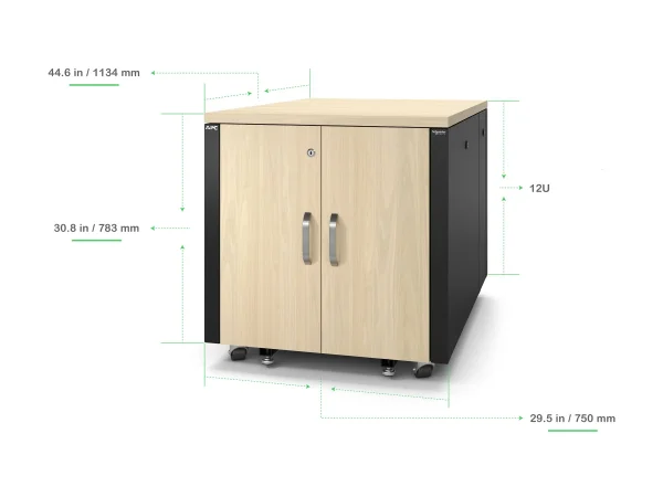 APC NetShelter Soundproof Server Rack 12