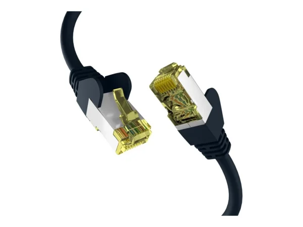 EFB Netzwerkkabel CAT6a S/FTP 3m schwarz