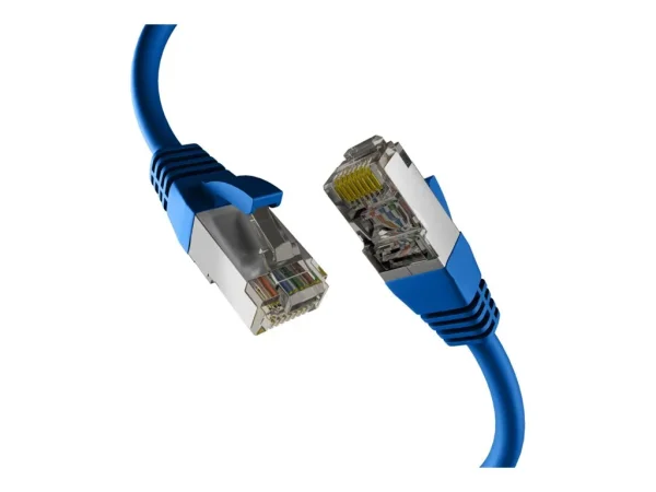 EFB Netzwerkkabel CAT8.1 S/FTP 1m blau