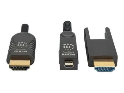 MH HDMI LWL St-St/MicroHDMI St 4K60 50m
