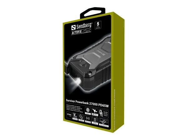 SANDBERG Survivor Powerbank 27000 PD65W