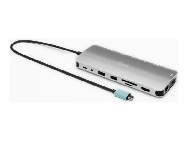 I-TEC USB-C Metal Nano Dock 3xDisplay+PD
