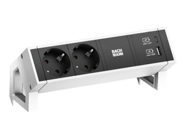 BACHMANN DESK2 2xSchutzkontakt USB A&C