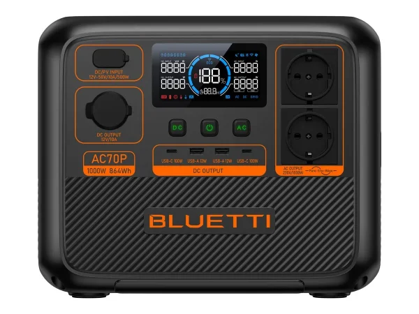 BLUETTI PortablePowerStation AC70P-B-EU