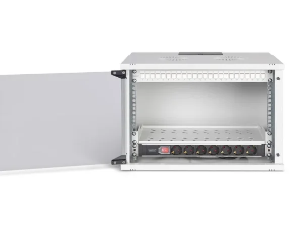 DIGITUS 48,26cm Netzwerk-Set 7HE Wandgeh