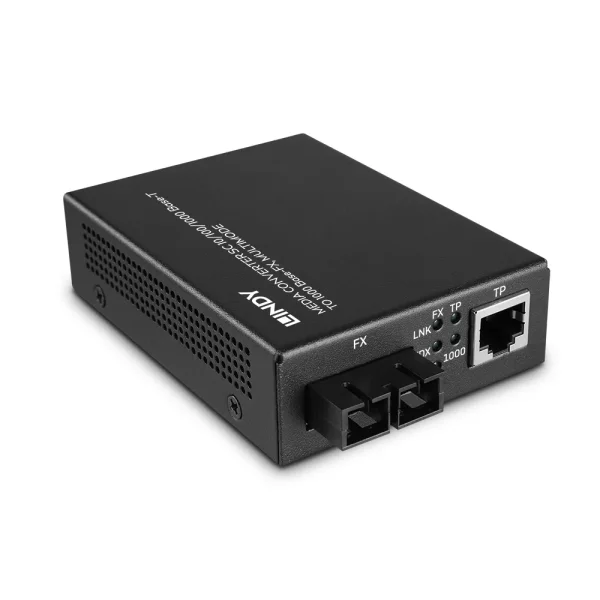 Media-Konverter SC 10/100/1000 Base-T an 1000 Base-FX, Multimode