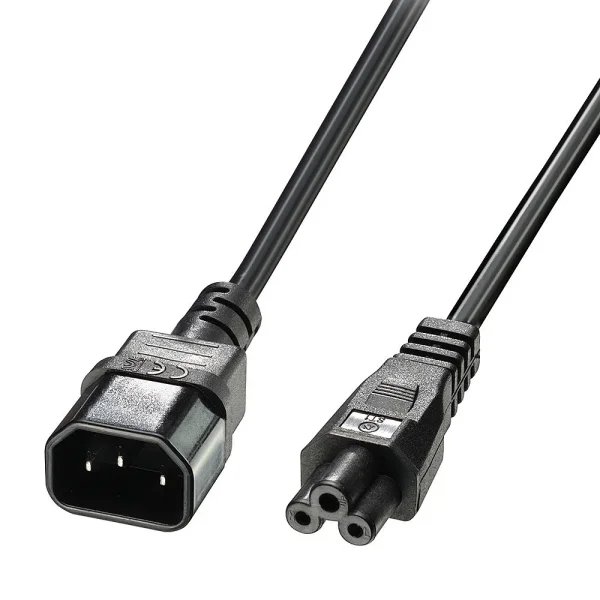 2m Netzkabel C5 an C14