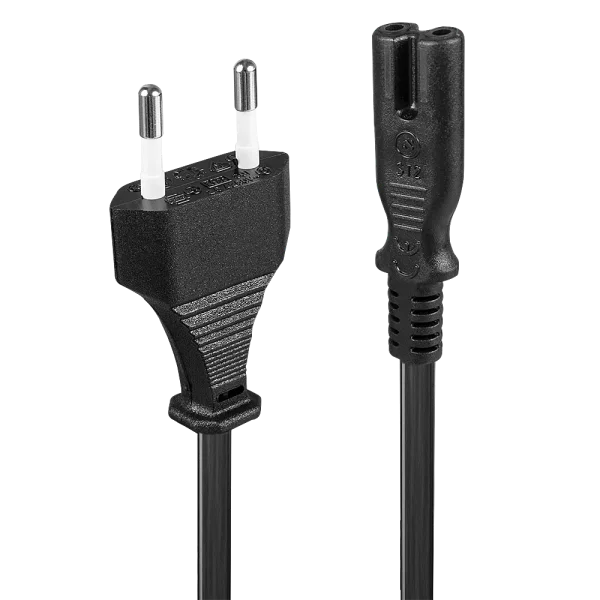 2m Netzkabel Euro an C7
