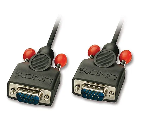VGA-Anschlusskabel ohne Ferritkerne, 15-pol. HD Stecker/Stecker 1m