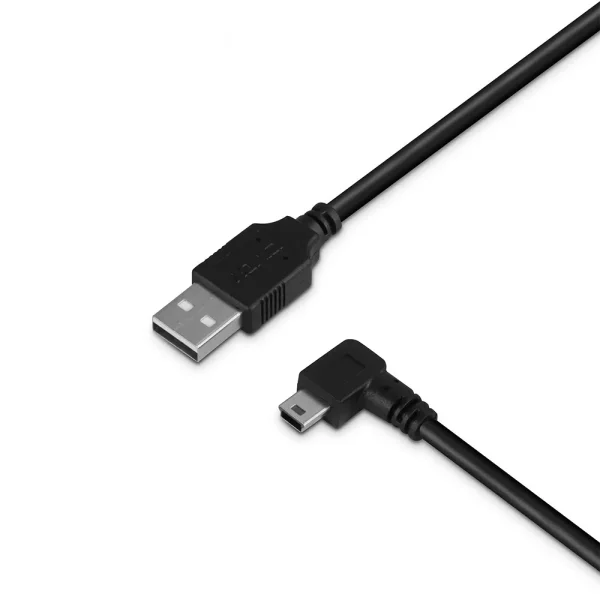 2m USB 2.0 Kabel Typ A an Mini-B 90° gewinkelt