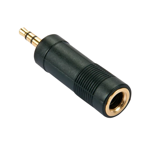 Stereo Audio-Adapter, 3.5mm Klinkenstecker an 6.3mm Klinkenbuchse