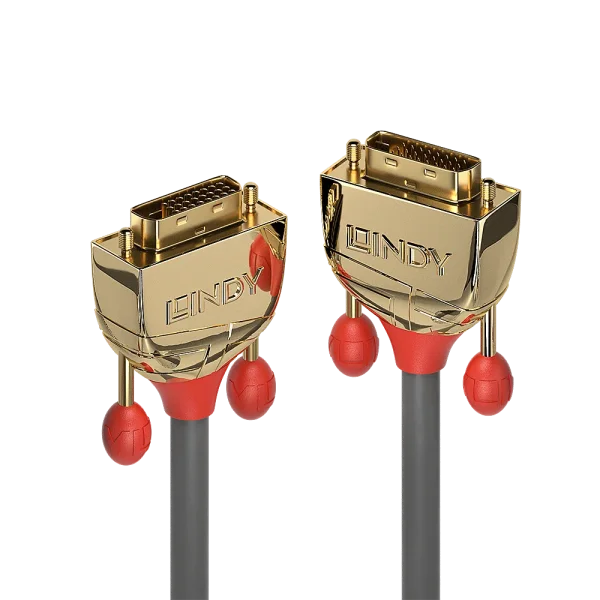 0.5m DVI-D Dual Link Kabel, Gold Line