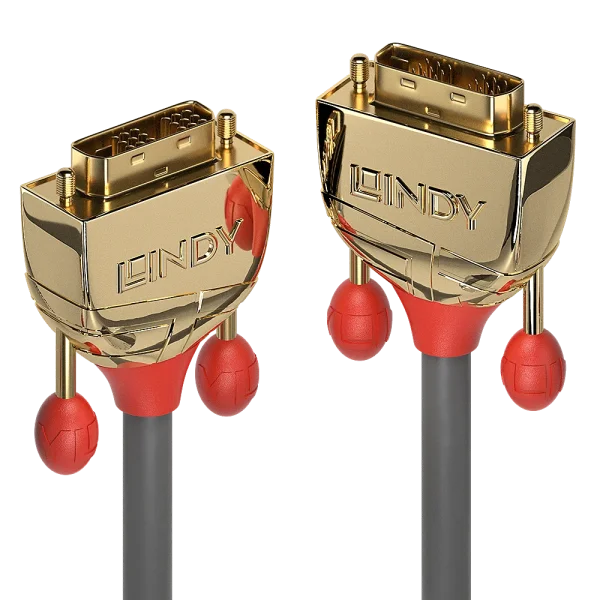 10m DVI-D SLD Single Link Kabel, Gold Line