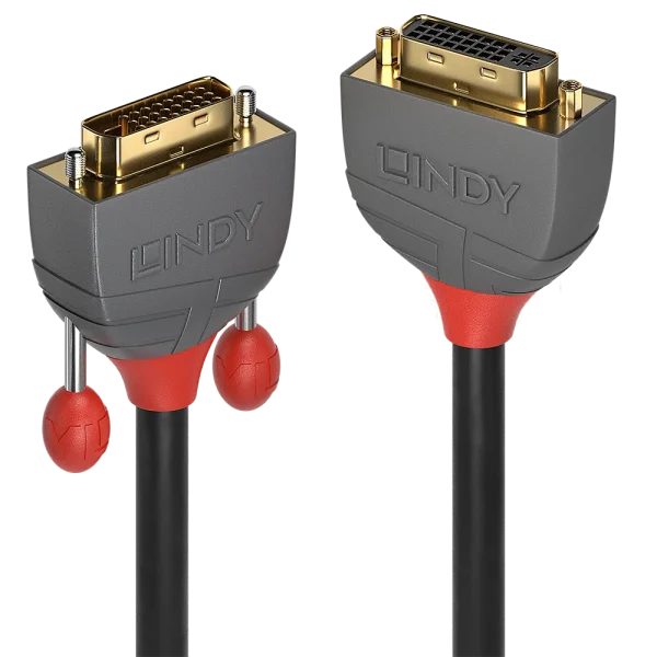 2m DVI-D Dual Link Verlängerung, Anthra Line