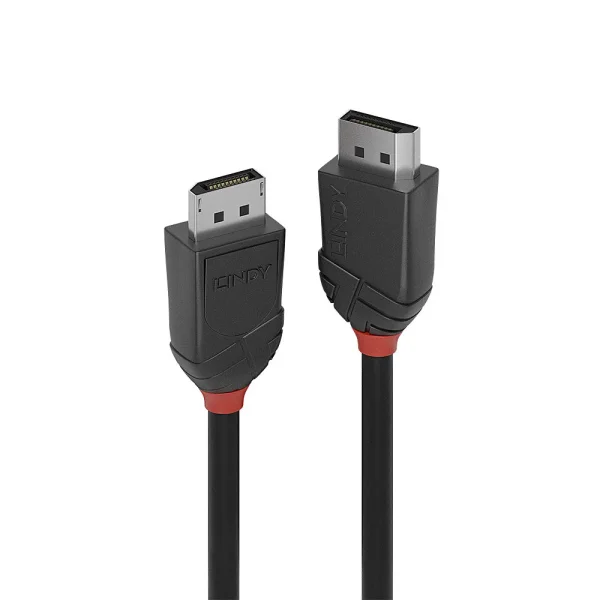 0.5m DisplayPort 1.2 Kabel, Black Line