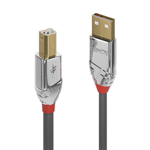 5m USB 2.0 Typ A an B Kabel, Cromo Line