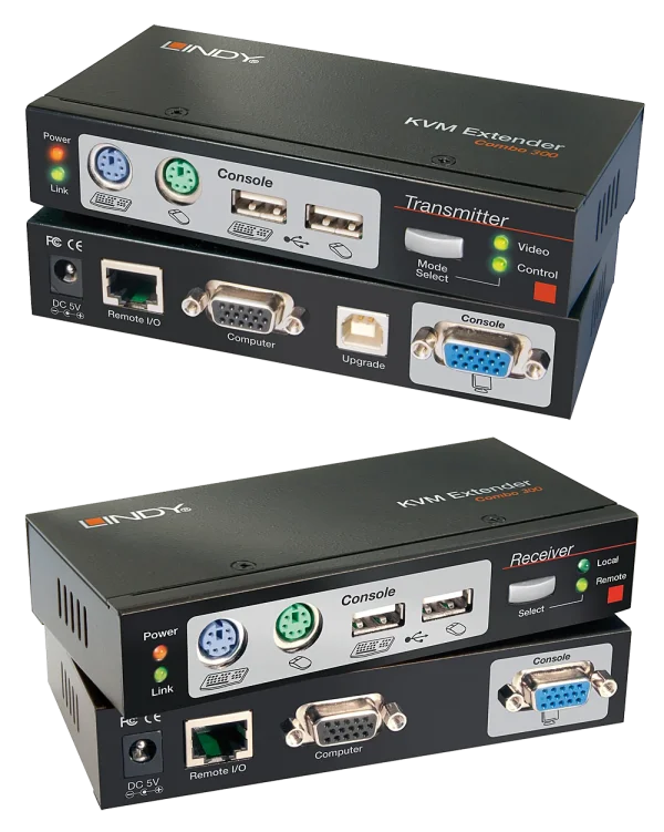 Cat.5 KVM Extender Combo 300, PS/2, USB & VGA