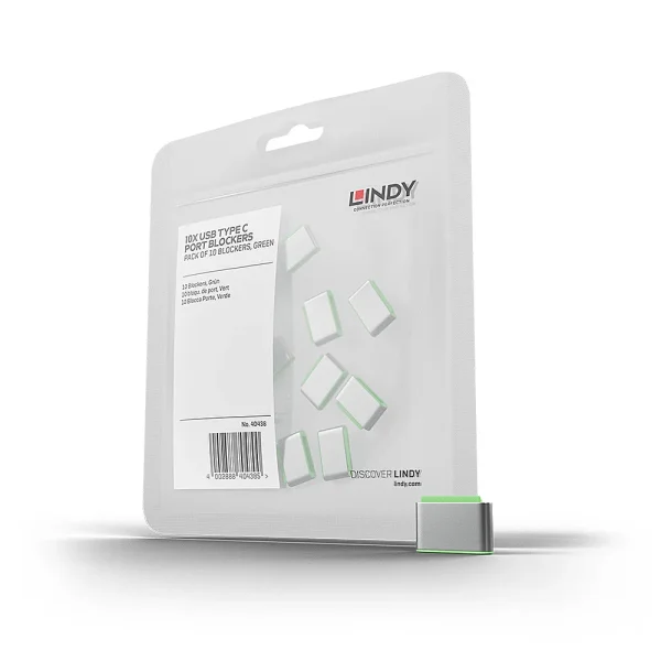 USB C Port Schloss, 10 Stück, Grün