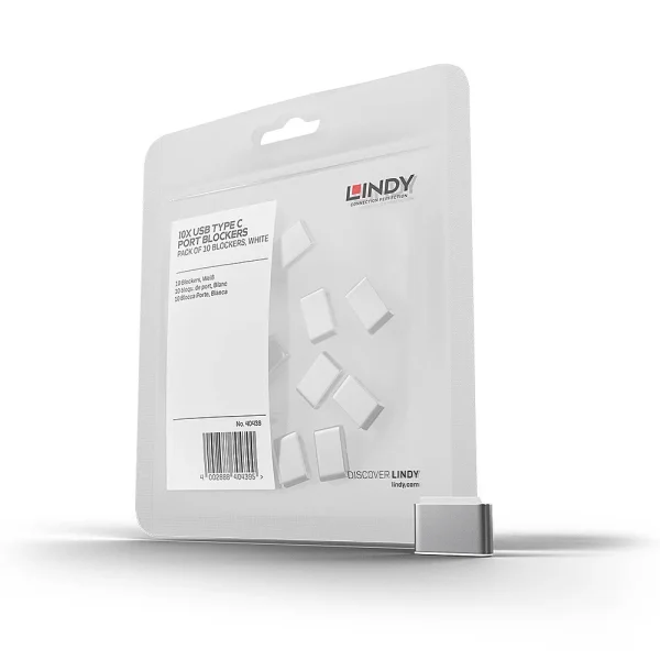USB Typ C Port Schloss, 10 Stück, Weiß