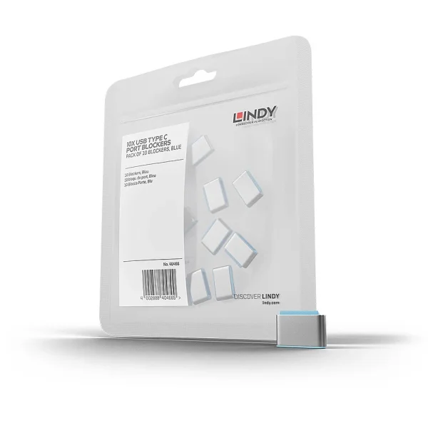 USB C Port Schloss, 10 Stück, Blau