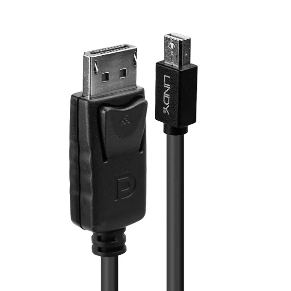 Mini DP zu DP Kabel, schwarz 2m