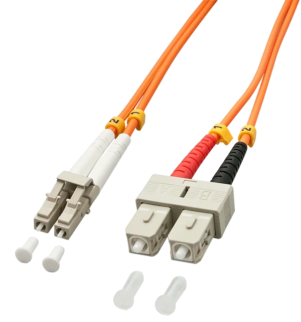 LWL-Duplexkabel LC / SC OM2 1m