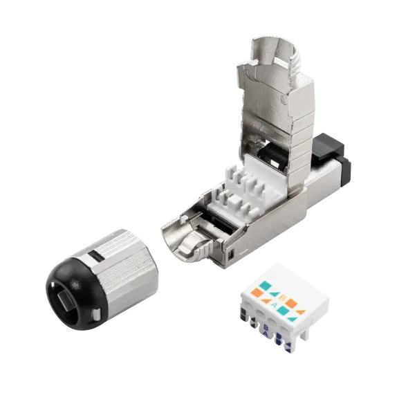 RJ-45 Cat.6/6A werkzeugloser Feldabschlussstecker